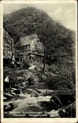 Ak Katzenelnbogen im Taunus, Jammertal, Neuwagenmühle