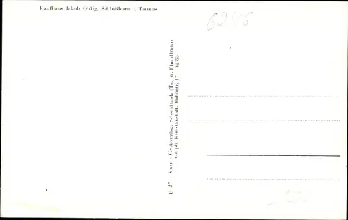 Ak Schloßborn Glashütten im Taunus, Gesamtansicht, Kreisjugendheim, Marienruhe