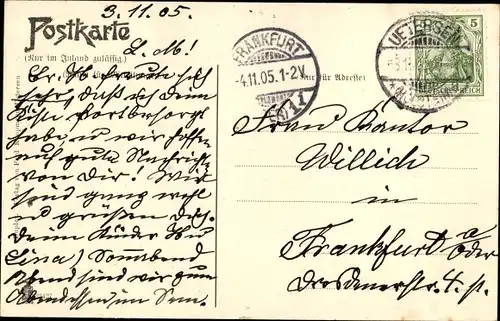 Ak Uetersen in Holstein, An der Promenade