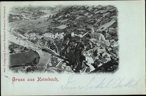 Ak Heimbach in der Eifel, Gesamtansicht