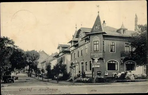 Ak Oberhof im Thüringer Wald, Hauptstraße