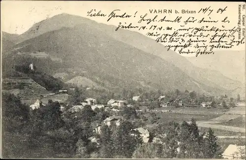 Ak Vahrn Varna Südtirol, Panorama vom Ort