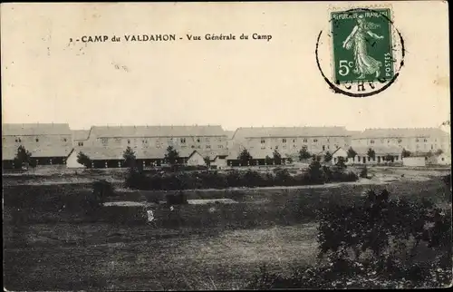 Ak Le Valdahon Doubs, Vue générale du Camp