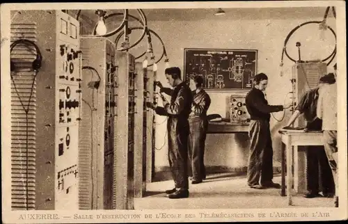 Ak Auxerre Yonne, Salle d'instruction de l'école des Télémécaniciens de l'Armée de l'air, Funker