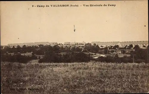 Ak Le Valdahon Doubs, Vue générale du Camp