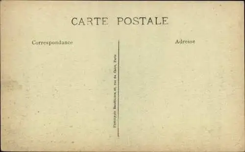 Ak Chauny Aisne, une rue entièrement détruite à la dynamite, Kriegszerstörungen, I. WK