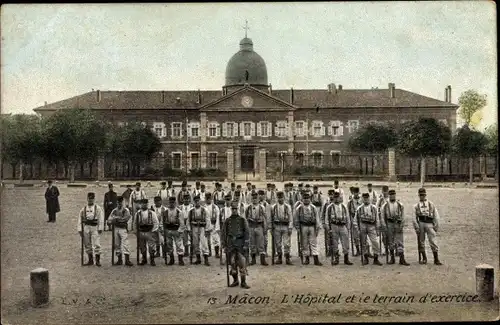 Ak Mâcon Saône-et-Loire, L'Hopital, Terrain d'exercice