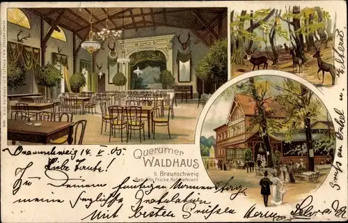 Litho Querum Braunschweig in Niedersachsen, Querumer Waldhaus