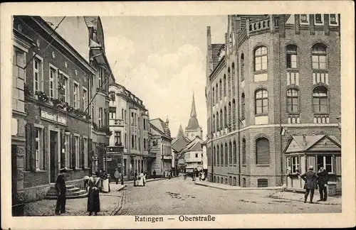 Ak Ratingen Nordrhein Westfalen, Oberstraße, Gasthaus