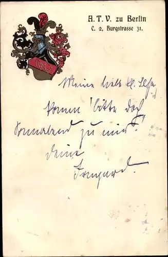 Studentika Ak Berlin, ATV, Verbindungswappen