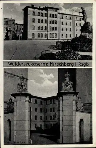 Ak Jelenia Góra Hirschberg Riesengebirge Schlesien, Walderseekaserne