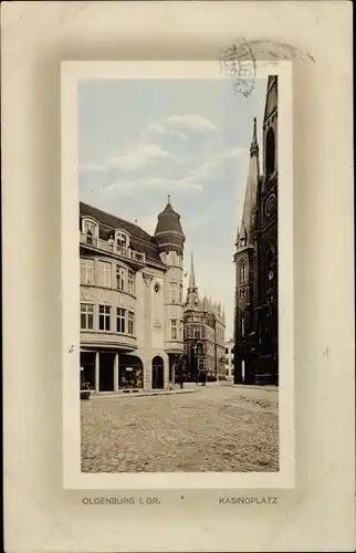 Ak Oldenburg im Großherzogtum Oldenburg, Kasinoplatz