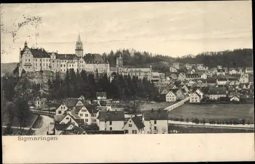 Ak Sigmaringen an der Donau Baden Württemberg, Gesamtansicht