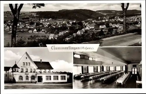 Ak Gammertingen in Württemberg, Panorama, Gasthof zum Kreuz