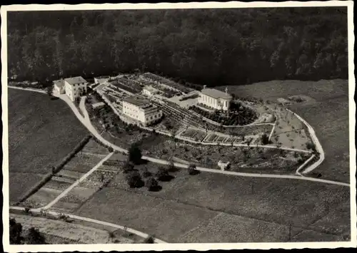 Ak Volkertshausen Baden Württemberg, Erholungsheim, Fliegeraufnahme