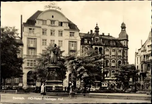 Ak Lutherstadt Eisenach in Thüringen, HO Hotel Thüringer Hof