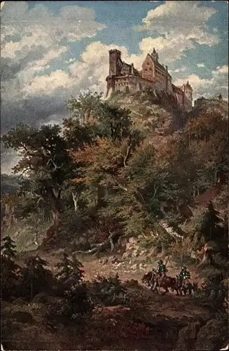 Ak Lutherstadt Eisenach in Thüringen, Wartburg