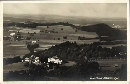 Foto Ak Adelholzen Siegsdorf in Oberbayern, Ort mit Umgebung