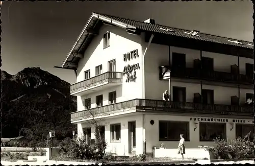 Ak Bergen im Chiemgau Oberbayern, Hotel Alpenhof