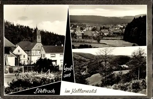 Ak Löhlbach Haina Kloster in Hessen, Gesamtansicht, Kirche