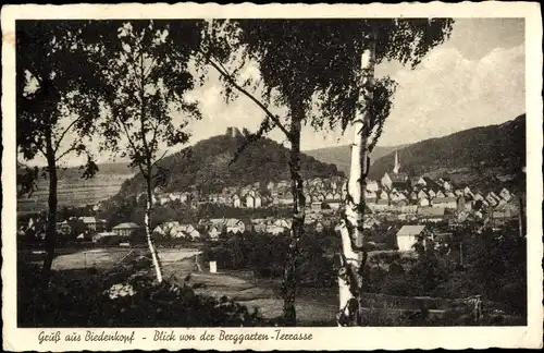 Ak Biedenkopf an der Lahn, Berggarten Terrasse