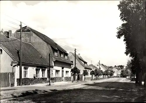 Ak Wolzig Heidesee in der Mark, Dorfstraße