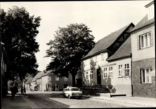 Ak Mirow Mecklenburgische Seenplatte, Thälmannstraße