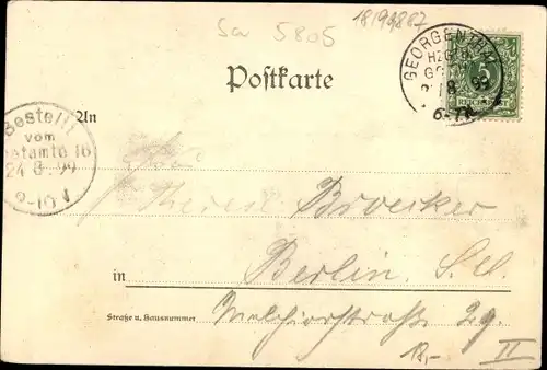 Ak Georgenthal in Thüringen, Schützenhof