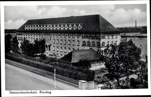 Ak Nürnberg in Mittelfranken, St. Theresienkrankenhaus