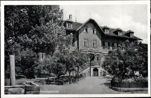 Ak Großerlach in Württemberg, Württ. Arbeiter Kolonie Erlach, Hauptgebäude