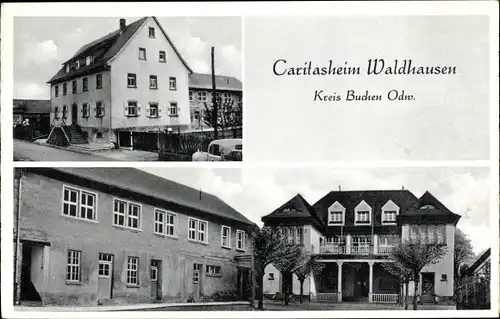 Ak Waldhausen Buchen im Odenwald, Caritasheim