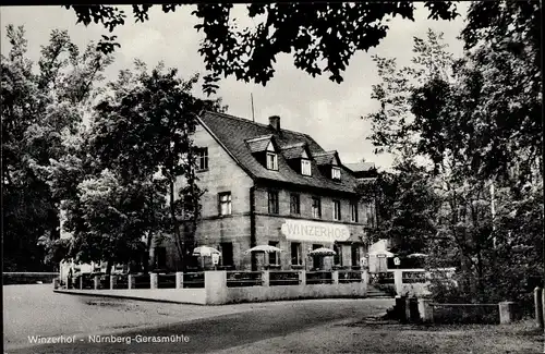 Ak Gerasmühle Nürnberg in Mittelfranken, Winzerhof