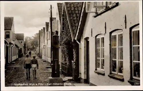 Ak Wyk auf Föhr Nordfriesland, Carl Häberlein Straße