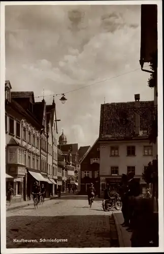 Ak Kaufbeuren im Allgäu, Schmiedgasse