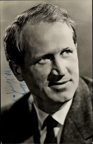 Ak Schauspieler Wilhelm Koch Hooge, Portrait, Autogramm