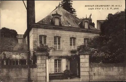 Ak Souzay Champigny Maine et Loire, Logis XVII