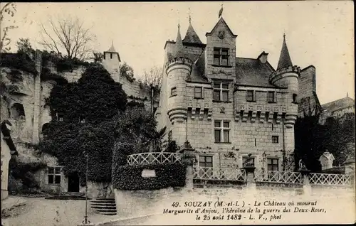 Ak Souzay Champigny Maine et Loire, Château