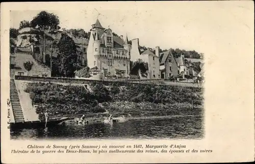 Ak Saumur Maine et Loire, Chateau de Souzay