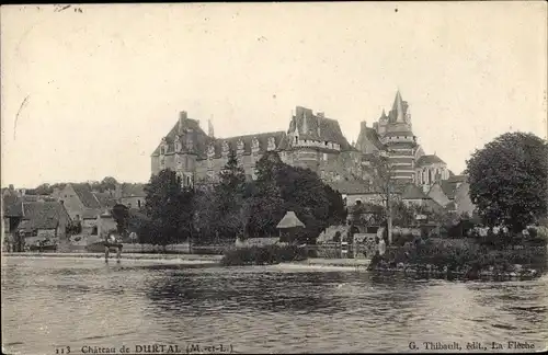 Ak Durtal Maine et Loire, Le Chateau