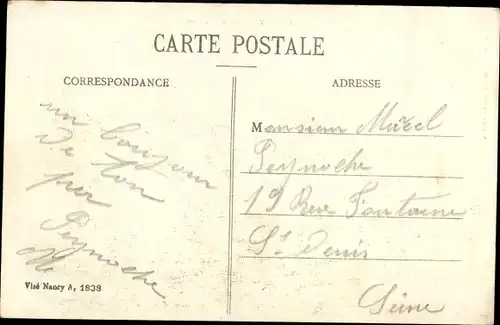 Ak Commercy Meuse, vue générale de la Caserne Oudinot