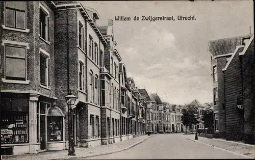 Ak Utrecht Niederlande, Willem de Zwijgerstraat