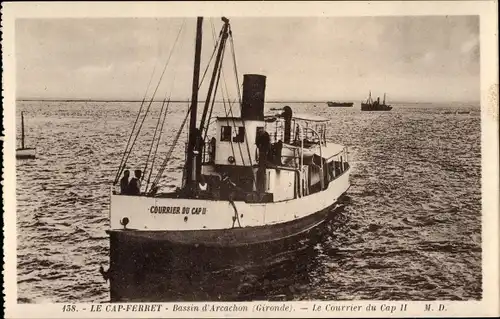 Ak Cap Ferret Gironde, Bassin d'Arcachon, Le Courrier du Cap II