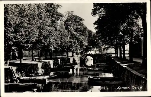 Ak Kampen Overijssel Niederlande, Oorgat, Kanal, Boote