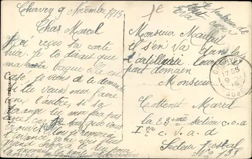 Ak Avec mon amour et tous mes baisers, französischer Soldat in Uniform, Zuave