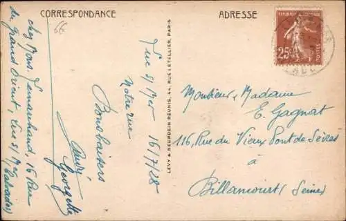 Ak Luc sur Mer Calvados, La Rue du Grand Orient