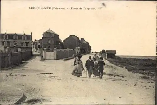 Ak Luc sur Mer Calvados, Route de Langrune