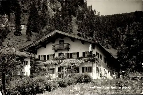 Ak Reit im Winkl Oberbayern, Landhaus Auer