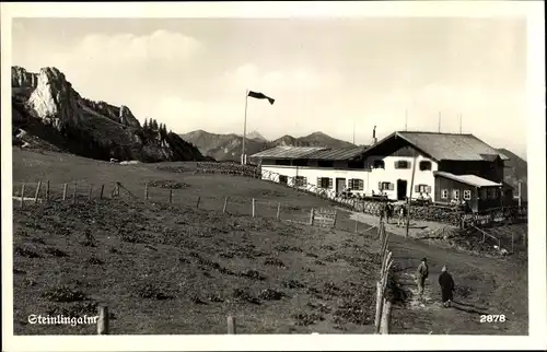 Ak Aschau im Chiemgau Oberbayern, Steinlingalm