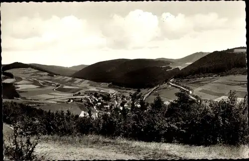 Ak Schwalefeld Willingen Upland Waldeck, Gesamtansicht
