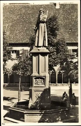 Ak Freiburg im Breisgau, Denkmal Berthold Schwarz
